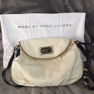 Marc by Marc Jacobs White Leather Cross Body Bag